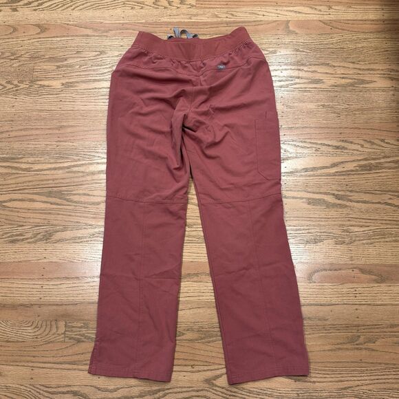 FIGS Technical Scrub Set Womens Mauve Catarina Top (Large) & Kade Pants (Medium) - Picture 3 of 8